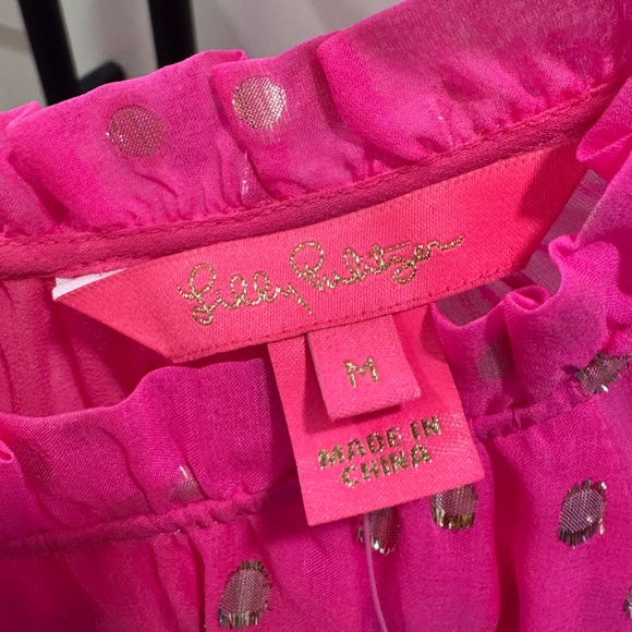 Lilly Pulitzer Silk Top - Size M - Picture 3 of 7